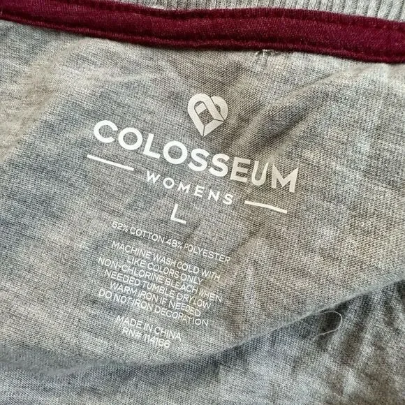 NWT Colosseum Women’s Gray Florida State Seminoles Long Sleeve Tee Shirt - L - Picture 3 of 8